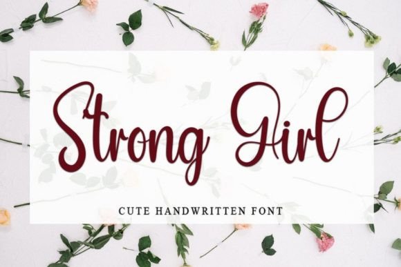 Strong Girl Font Poster 1