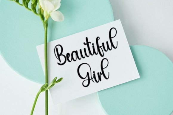 Strong Girl Font Poster 3