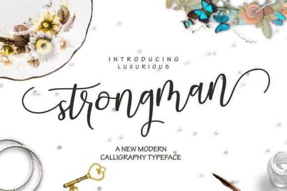 Strongman Font Poster 1