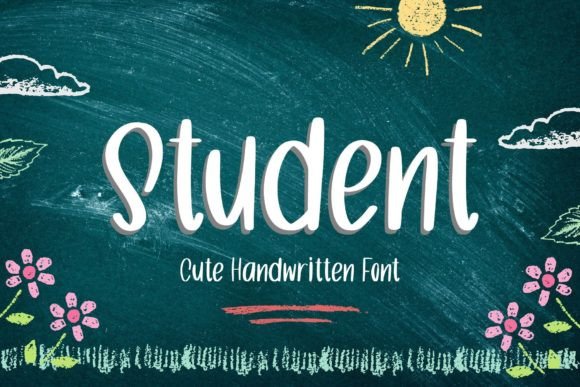 Student Font Poster 1