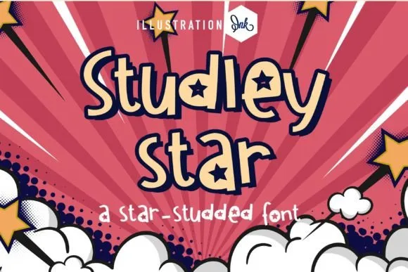 Studley Star Font Studley Star Font Poster 1