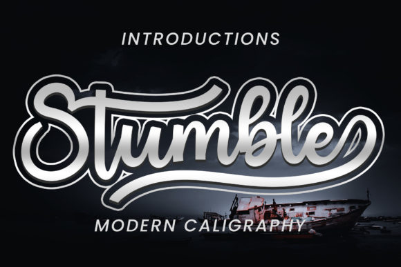 Stumble Font Poster 1