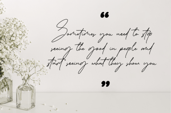 Stunning Girl Font Poster 8