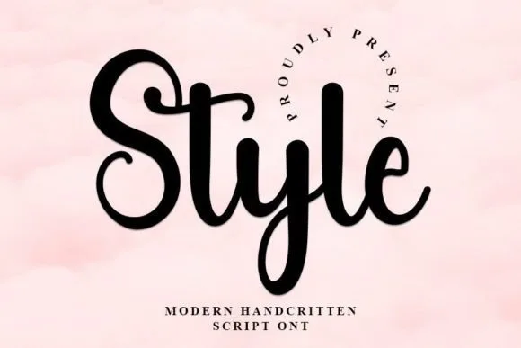 Style Font Style Font Poster 1