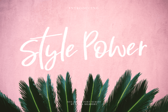 Style Power Font Poster 1