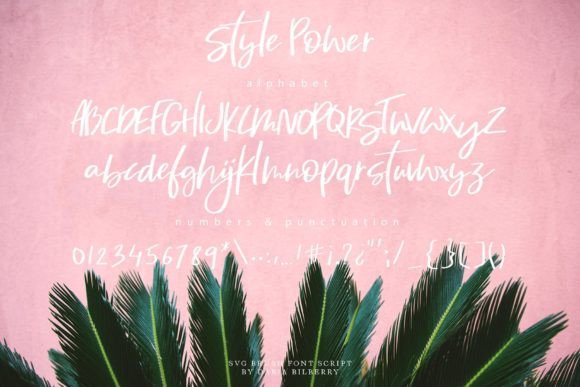 Style Power Font Poster 7