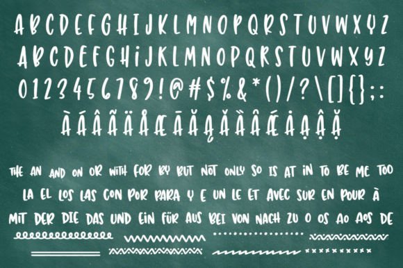 Succulent Font Poster 2