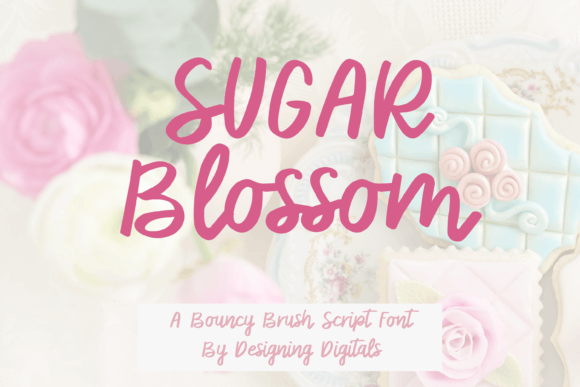 Sugar Blossom Font Poster 1
