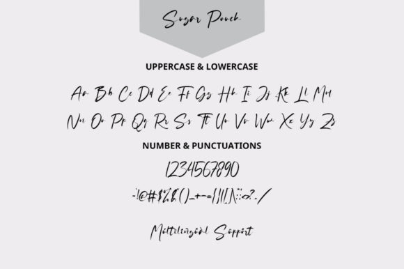 Sugar Pouch Font Poster 9