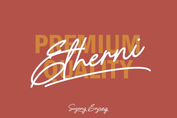 Sugeng Enjang Font Poster 2