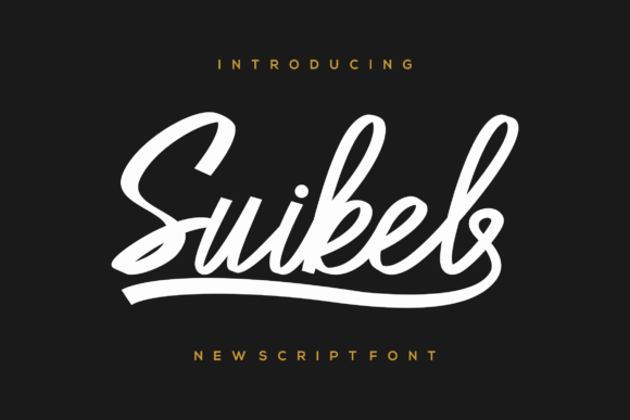 Suikel Font Poster 1