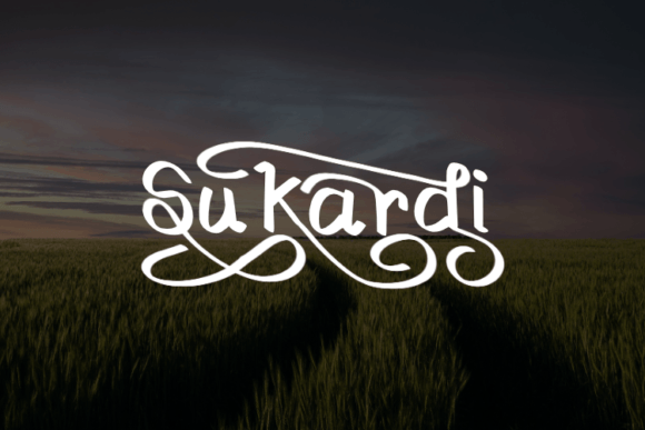 Sukardi Font Poster 1