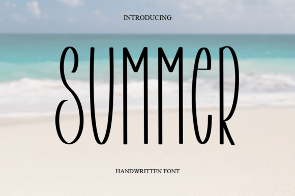 Summer Font Poster 1