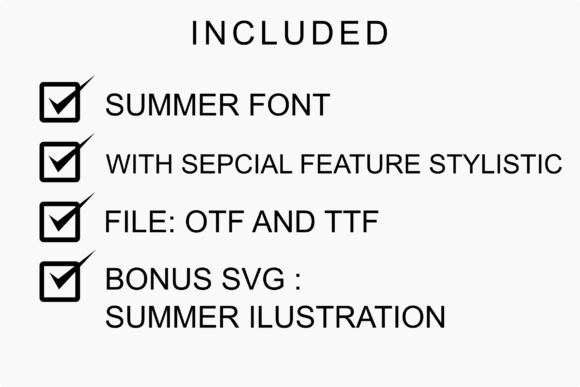 Summer Font Poster 2
