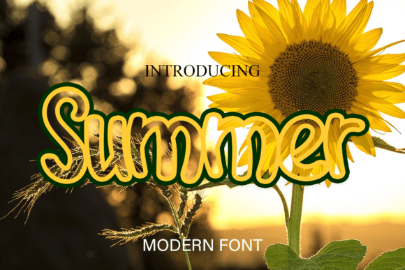 Summer Font Poster 1