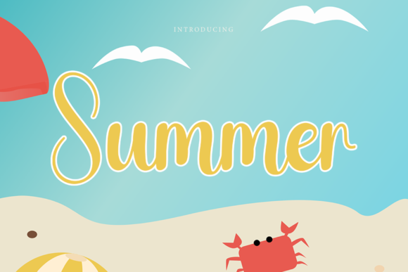 Summer Font Poster 1