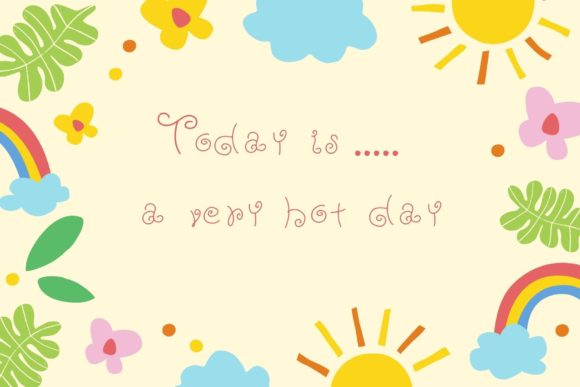 Summer Font Poster 2
