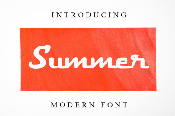 Summer Font Poster 1