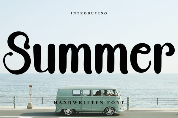 Summer Font Poster 1