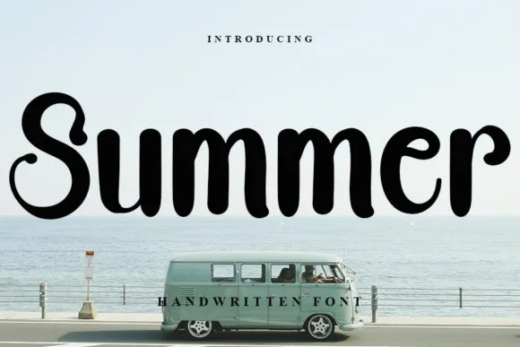 Summer Font Summer Font Poster 1