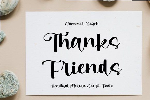 Summer Beach Font Poster 5