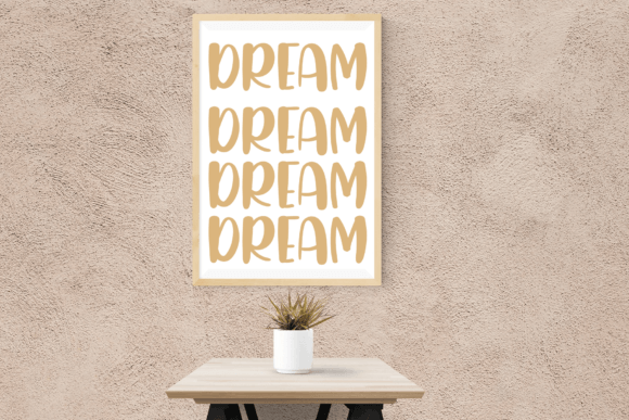 Summer Beach Font Poster 3