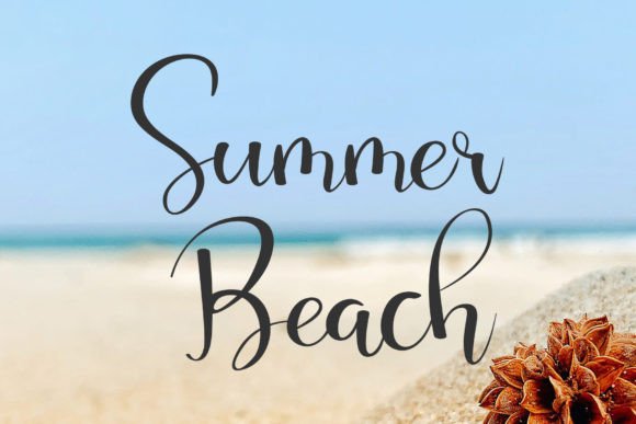 Summer Beach Font