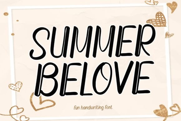 Summer Belove Font Poster 1
