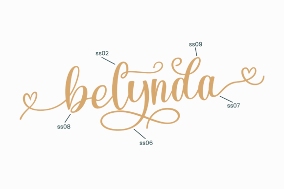 Summer Belynda Font Poster 6