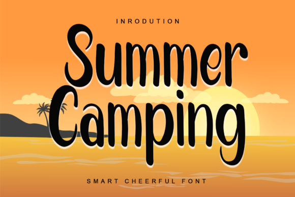 Summer Camping Font Poster 1