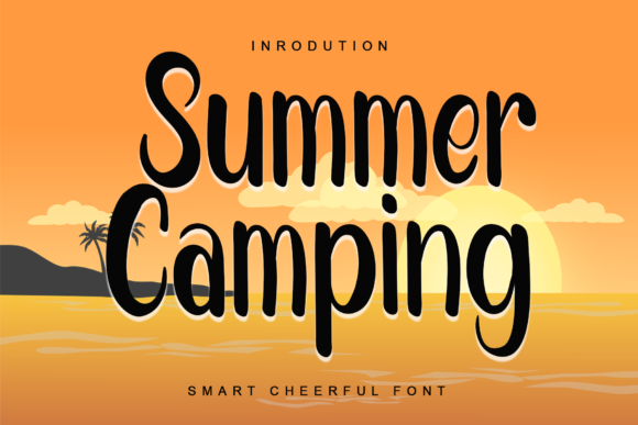 Summer Camping Font Summer Camping Font Poster 1