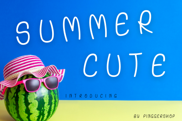Summer Cute Font Poster 1