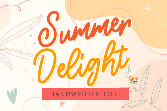 Summer Delight Font Poster 1