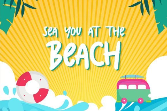 Summer Heaven Font Poster 3