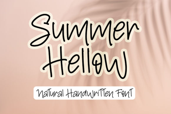 Summer Hellow Font Poster 1