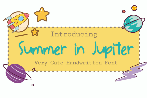 Summer in Jupiter Font Poster 1