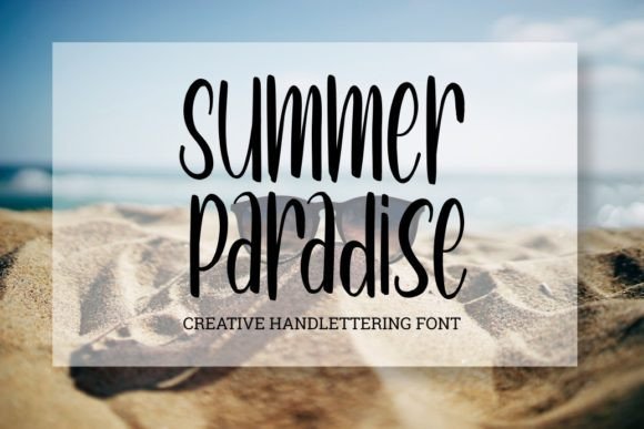 Summer Paradise Font Poster 1