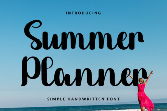 Summer Planner Font Poster 1