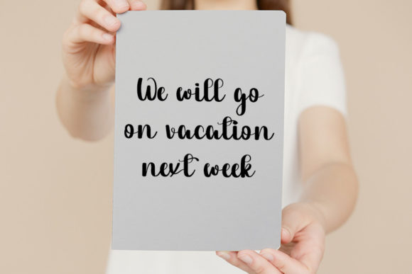 Summer Planner Font Poster 2