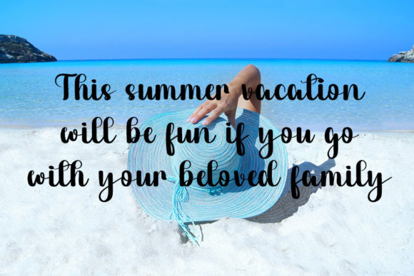 Summer Planner Font Poster 3