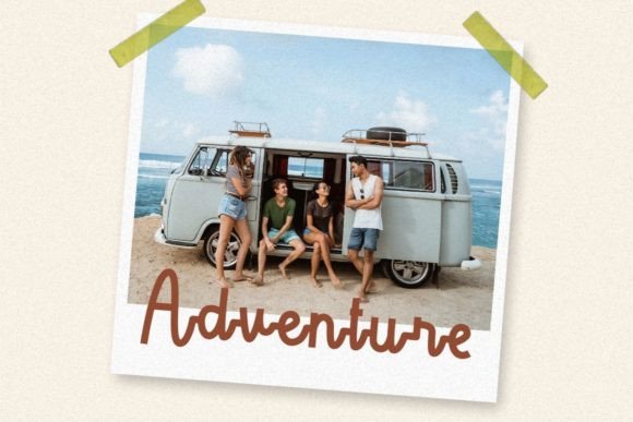 Summer Roadtrip Font Poster 9