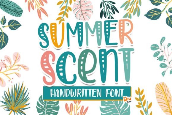 Summer Scent Font Poster 1