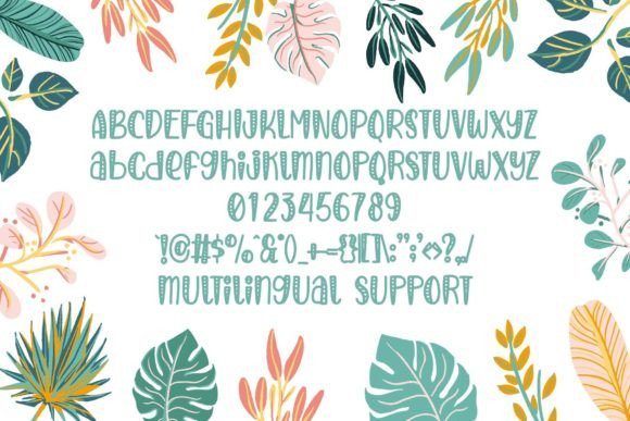 Summer Scent Font Poster 4