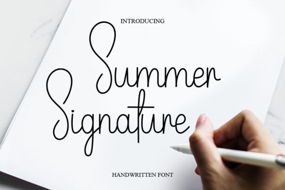 Summer Signature Font