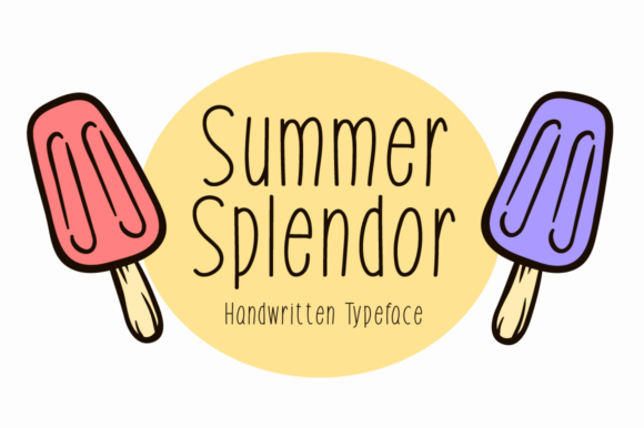 Summer Splendor Font Poster 1