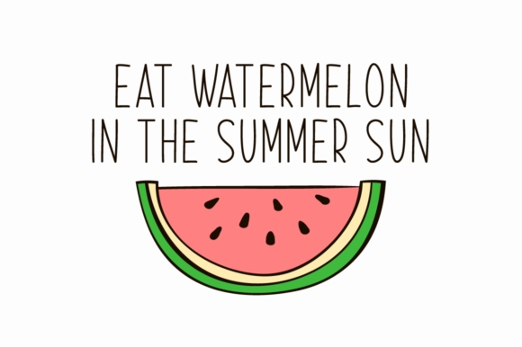 Summer Splendor Font Poster 5