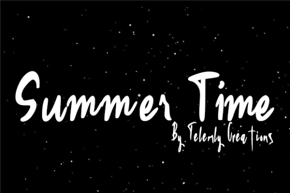 Summer Time Font Poster 2
