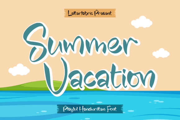 Summer Vacation Font Poster 1