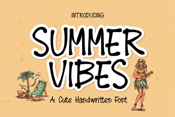 Summer Vibes Font Poster 1