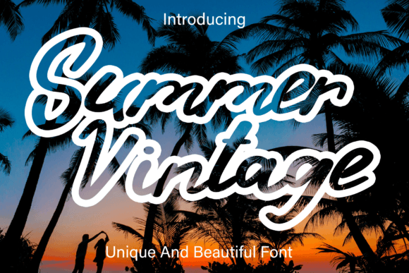 Summer  Vintage Font